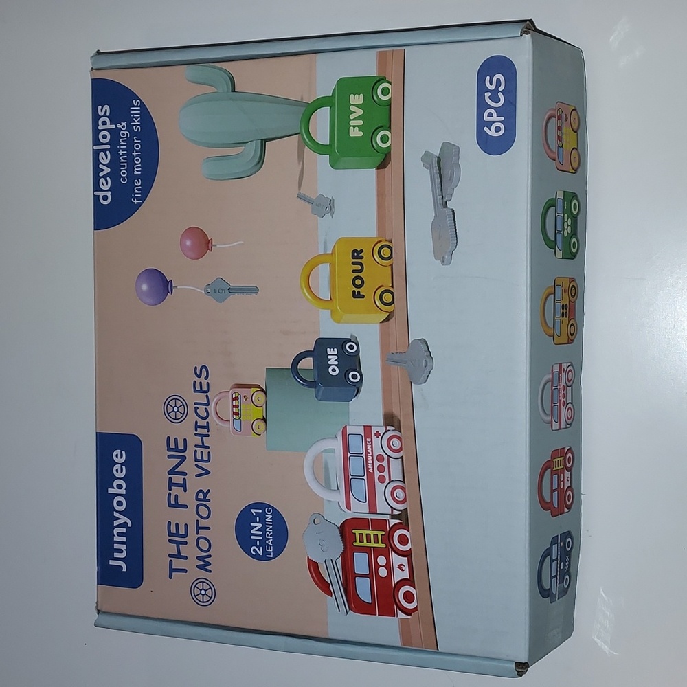 JunyobeeThe Fine Motor Vehicle Counting Locks